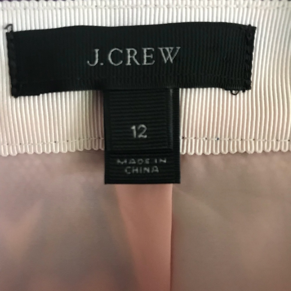 J Crew Pencil Purple Salon Mini Skirt Sz 12 EUC - Picture 7 of 8